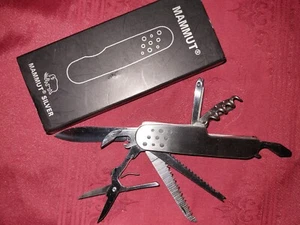 MAMMUT Silver Taschenmesser Edelstahl ROSTFREI MOD.NR. 1807 SERIEN-NR NEU & OVP - Bild 1 von 7