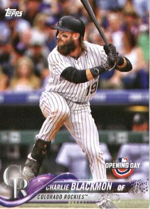 2018 Topps Opening Day #161 Charlie Blackmon - NM-MT