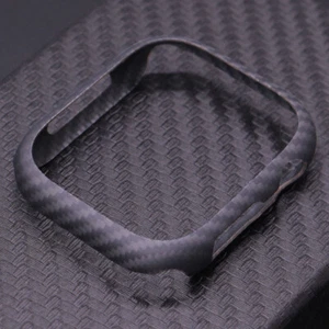 Genuine Carbon Fiber Case for Apple Watch Series 10 42mm 46mm Matte Cover - Picture 1 of 5
