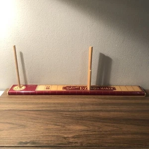 Deluxe E Z Bow Maker Hardwood With Ribbon Spool Holder EZ Craft Red - Picture 1 of 8
