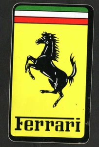 Adesivo Stickers - Ferrari Giallo Originale cm.9 x 5,5 Nuovo!! ▓ - Picture 1 of 1
