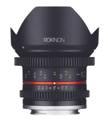 Rokinon 12mm T2.2 Compact High Speed Wide Angle Lens (Micro 4/3)Certified Refurb - Image 1 of 4