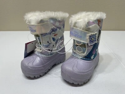 Botas de neve Cat & Jack criança meninas azul claro congelado inverno s 6 - Imagem 1 de 4