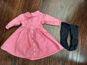Vintage American Girl Doll ADDY Meet Outfit Dress, And Socks Pleasant Company - Picture 1 of 3