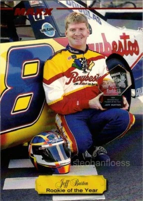 1995 Maxx Premier Series Promo Card Jeff Burton Rookie of the Year NNO - Image 1 of 2