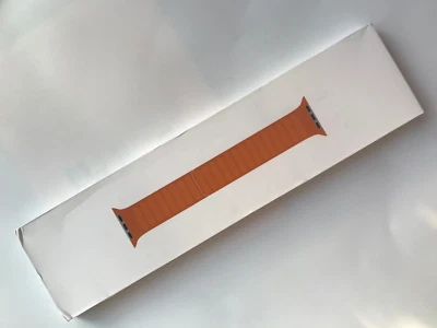 Original genuine Apple Watch Leather Link 44mm 45MM 46MM 49MM band Golden Brown - Image 1 of 4