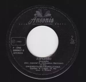 ORQUESTA METROPOLITANA "Calletana" Guaracha Salsa 1980 PERU 45 Listen - Picture 1 of 2