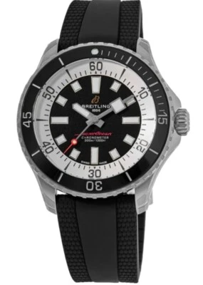 Breitling Superocean Steel Auto 42mm Black Dial Strap Watch A17375211B1S1 - Image 1 of 4