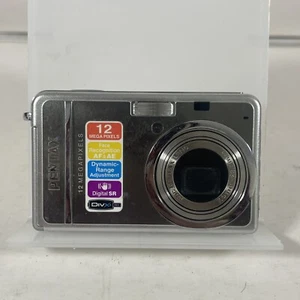 PARTS ONLY ❌ PENTAX Optio S12 12.0 MP - UNTESTED - CAMERA ONLY - NO CORDS ❌ - Picture 1 of 10