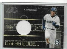 ALEX RODRIGUEZ 2003 DONRUSS CLASSICS DRESS CODE GAME USED JERSEY#/500 