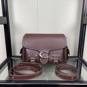 Borsa a tracolla Coach Cargo morbida pelle tabby acero CT721 outlet NUOVA - Foto 1 di 9