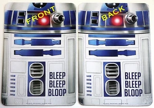 STAR WARS (LUCASFILM) *NUEVO* "BLEEP BLEEP BLOOP" 8"X12" OBRA DE ARTE PARA COLGAR PUERTA/PARED - Imagen 1 de 1