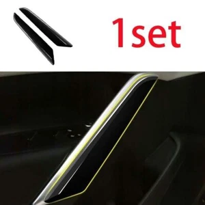 Gloss Black Inner Door Panel Cover Trim 2pcs For Toyota Corolla Cross 2022-2023 - Bild 1 von 6