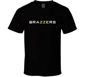 Brazzers T-Shirt Porno Website schwarz Geek Nerdy Geschenk Tee - Bild 1 von 1
