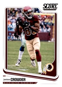 2018 Score Jamison Crowder Washington Team NFL PWE Base Card Redskins #330 - Picture 1 of 2
