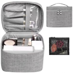 Large Professional Makeup Bag Cosmetic Case Storage Handle Organizer Makeup Case