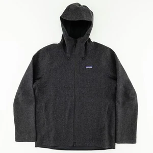 Giacca uomo Patagonia media lana riciclata full zip cappuccio grigio forgiato - Foto 1 di 16