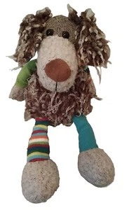 Hund Welpe Multicolor Bunt Kuscheltier Plüschtier ca 23 cm Patchwork  - Bild 1 von 5