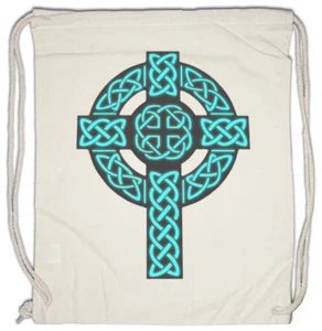 CELTIC KNOT LOGO SIGN VI Turnbeutel Celts Walhalla Odhin Thor Loki Cross - Picture 1 of 1