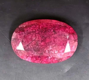 250 Ct Fabulous Natural Red Ruby Oval Shape EGL Certified Loose Gemstone OPA - Picture 1 of 8