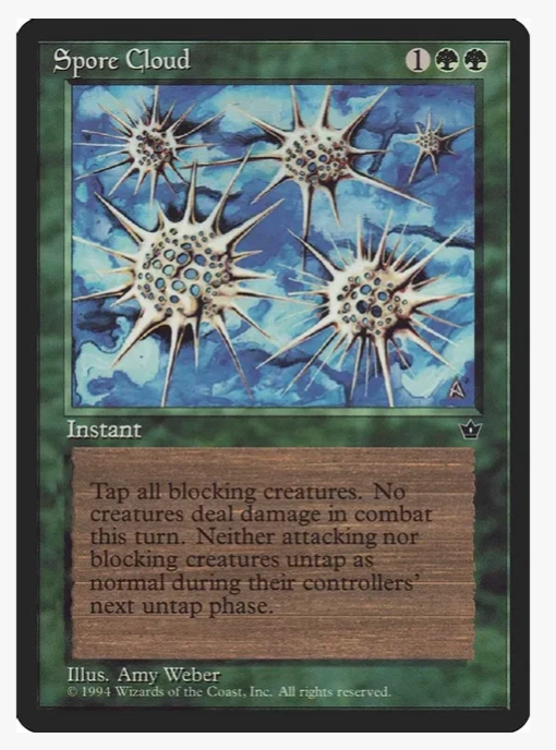 Spore Cloud (Weber) Vintage Magic the Gathering (x4) Fallen Empires - Image 1 of 1