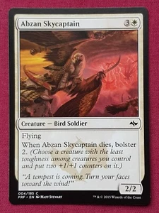 Magic The Gathering FATE REFORGED ABZAN SKYCAPTAIN white card MTG - Bild 1 von 2