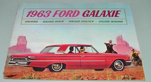 Brochure vendita mercato originale Ford Galaxie 1963 1960 stampata negli Stat... - Foto 1 di 11