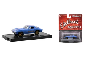 M2 Machines 11228-R81-21-50 Chevrolet Corvette 427 "Edelbrock" blau 1966 - 1:64 - Picture 1 of 1