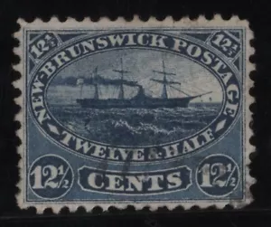 #10 New-Brunswick Canada used well centered XF - Picture 1 of 2