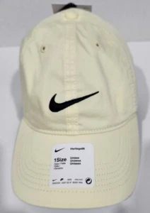 Cappello strapback Nike Golf Heritage86 Aerobill giallo canarino NUOVO CU9890-821 - Foto 1 di 2