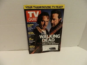 TV GUIDE NOVEMBER DECEMBER 2016 THE WALKING DEAD ANDREW LINCOLN JEFFREY DEAN   - Imagen 1 de 5