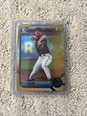 Topps Jacob Miller Bowman chrome 47/50 - Image 1 of 2