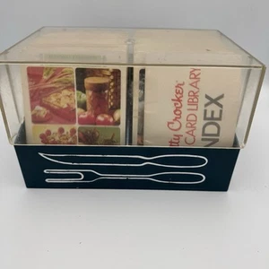 Betty Crocker Vintage Recipe Card Library w/Index, Recipe Cards - Picture 1 of 19