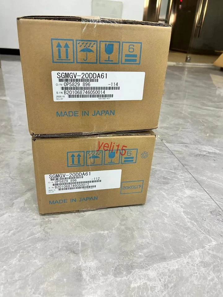 Yaskawa SGMGV-20DDA61 AC SERVO MOTOR NEW - Image 1 of 1