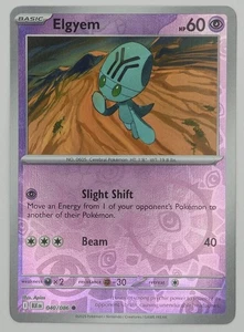 Elgyem 040/086 Reverse Holo Uncommon Black Bolt Pokemon TCG NM  - Picture 1 of 4