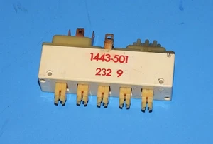 1972-80 MERCEDES-BENZ R107 W116 W123 CLIMATE CONTROL PUSH BUTTON SWITCH 1443-501 - Picture 1 of 4