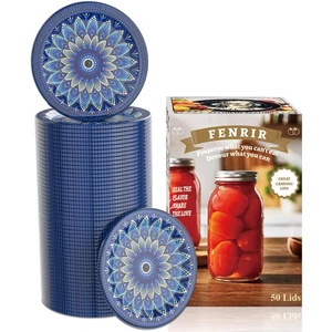 50Pcs Canning Lids Regular Mouth, Superb Canning Lids Not Easy to Rust Excell... - Picture 1 of 7