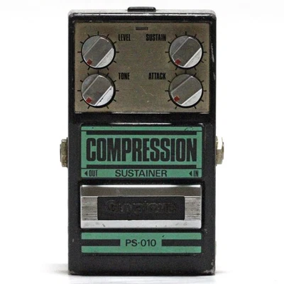 Pedal efecto guitarra Guyatone PS-010 COMPRESSION SUSTENTADOR hecho en Japón Foto 1 de 4