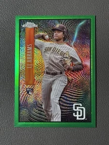 CJ Abrams RC - 2022 Topps Chrome Sonic Expose EX-5 Green Refractor Rookie SP /99 - Picture 1 of 2