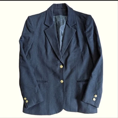 Vintage Stephen Douglas 100% Pure Wool Nautical Button Schoolboy Blazer Jacket - Image 1 of 4