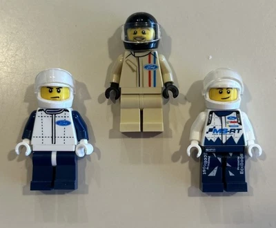 LEGO® Minifigure Lot - Ford Race Drivers / Speed Champions - Image 1 of 2