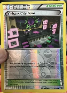 Pokemon Plasma Storm Virbank City Gym Reverse Holo #126/135 LP - Picture 1 of 2