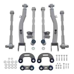 Brazo de control eslabón lateral barra estabilizadora eslabón delantero trasero kit para Subaru Impreza 93-07 - Imagen 1 de 13