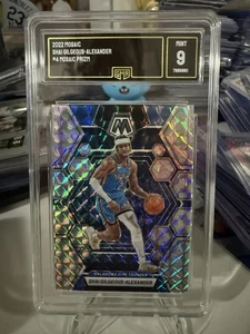 Mosaico Panini 2022-23 - Shai Gilgeous-Alexander #4 Mosaico Prizm GMA 9 OKC - Imagen 1 de 4