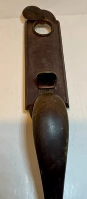 Antique Thumb Latch Brass Entry Door Handle Pull - Image 1 of 4