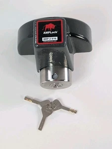 Bloqueo de acoplador de autocaravana/remolque AMPLOCK U-BRP2516 - Acoplador de bola de 2 5/16 pulgadas con LAP recto - Imagen 1 de 9