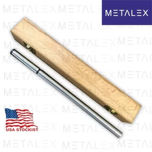 MT2 Lathe Alignment Test Bar Mandrel OAL 11-1/18" Alloy Steel 283mm WOODEN BOX - Picture 1 of 5