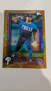 2025 Topps Series 2- Taijuan Walker- Gold Foilboard #d/50 SSP Philadelphia Phill - Picture 1 of 2