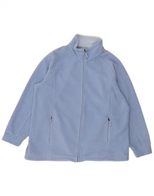 MARKS & SPENCER Womens Fleece Jacket UK 18 XL Blue Polyester CE09 - Image 1 of 3