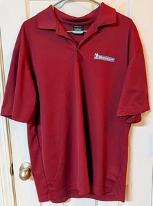 Polo de golf Michelin Nike Dri-Fit rojo granate para hombre L neumáticos Michelin para hombre - Imagen 1 de 11